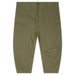 Compact Cotton Cargo Pants - Khaki