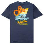 Cloud Surf French Terry Tee - Sapphire