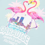 Pastel Paradise Tee - Powder Blue