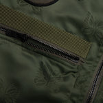 Papillon Jacquard Sateen Radio Vest - Olive