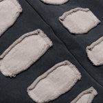 Patchwork Moto Short - Washed Black