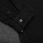 Patchwork Overshirt - Black