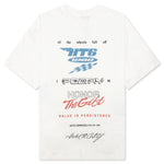 Persistence Race Tee - White