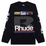 Petrol Patch L/S Tee - Vintage Black