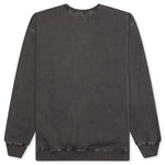Pigment Dyed Sweat Shirt L/S - Black