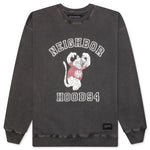 Pigment Dyed Sweat Shirt L/S - Black
