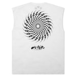 Pima Cotton Sleeveless Tee - White