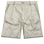 Pleaded Padded Shorts - Sand