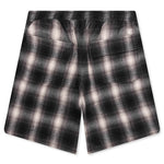 Plaid Logo Short - Black/Grey