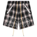 Plaid Logo Short - Black/Grey