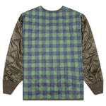 Bowery Plaid Liner Jacket - Olive