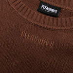 Charlie Mock Neck Knit Shirt - Brown