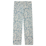 Eclipse Cheetah Beach Pant - Cream/Blue