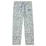 Eclipse Cheetah Beach Pant - Cream/Blue