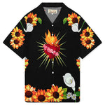 Heart Button Down - Black