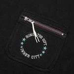 Pocket Pullover Crewneck - Black
