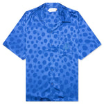 Polka Dot Camp Shirt - Blue