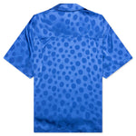 Polka Dot Camp Shirt - Blue