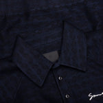 Monogram 72 Jacquard Polo - Black/Navy