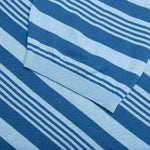 Mixed Striped Polo Shirt - Azure