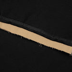 Layered Polo Shirt - Black/Camel