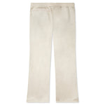 Poly Smooth Boot-Cut Track Pant - Ivory