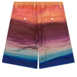 Poplin Stretch Waist Shorts - Multicolor