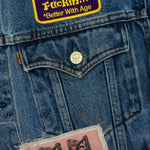 Portrait Denim Jacket - Multi