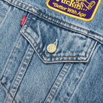 Portrait Denim Jacket - Multi