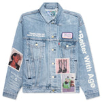 Portrait Denim Jacket - Multi