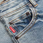 Kids Pow Jean Shorts - Blue Chocolate