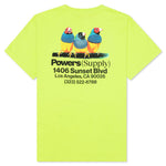 Bird S/S Tee - Dark Lime