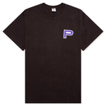 Block "P" S/S Tee - Chocolate