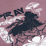 Pray Collage S/S Tee - Muted Plum
