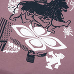 Pray Collage S/S Tee - Muted Plum