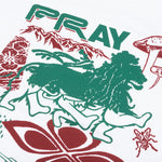 Pray Collage S/S Tee - White