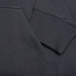 Printed Felpa Slim Fit Hoodie - Charcoal