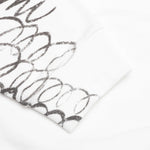 Scribble Printed Sweatshirt - Natural White