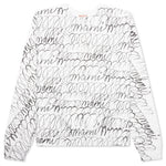 Scribble Printed Sweatshirt - Natural White