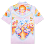 Printed Swim Open Collar Shirt - Psychedelic Nirvana