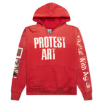 Protest Art Hoodie - Red