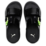 Women's Suede Mayu Sandal - Black/Fizzy Light