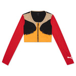Women's Unity Crop Top - Black/Urban Red