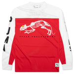 Puma x Aries Mesh Long Sleeve - Red