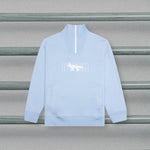 Puma x Maison Kitsune 1/2 Zip Ft Sweater - Blue