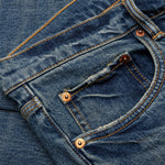 Vintage Square Patch Repair - Dark Indigo