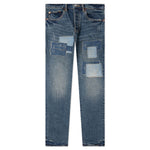 Vintage Square Patch Repair - Dark Indigo
