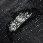 P001 - Bandana Print Patch Black