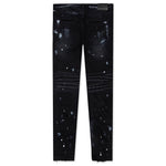 P001 - Black Resin Knee Slit