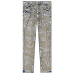 Purple Denim P001 - Holographic Earth Jacquard Monogram